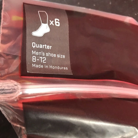 NWT NIKE 6 PACK Socks Perf Cush QT White M - Picture 6 of 7